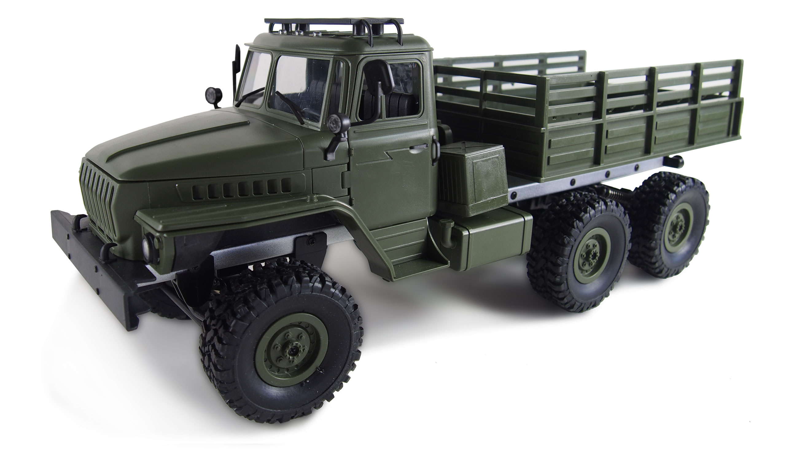 Bild p� RC Milit&auml;rlastbil - Ural Truck LKW 6WD - 1:16 - RTR