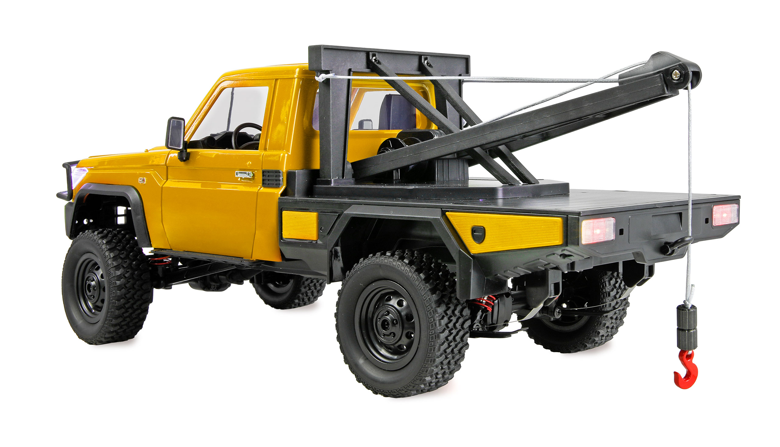 Thumbnail 681 f�r RC Crawler - 1:12 - Toyota Land Cruiser B&auml;rgningsbil 4wd - Orange - RTR