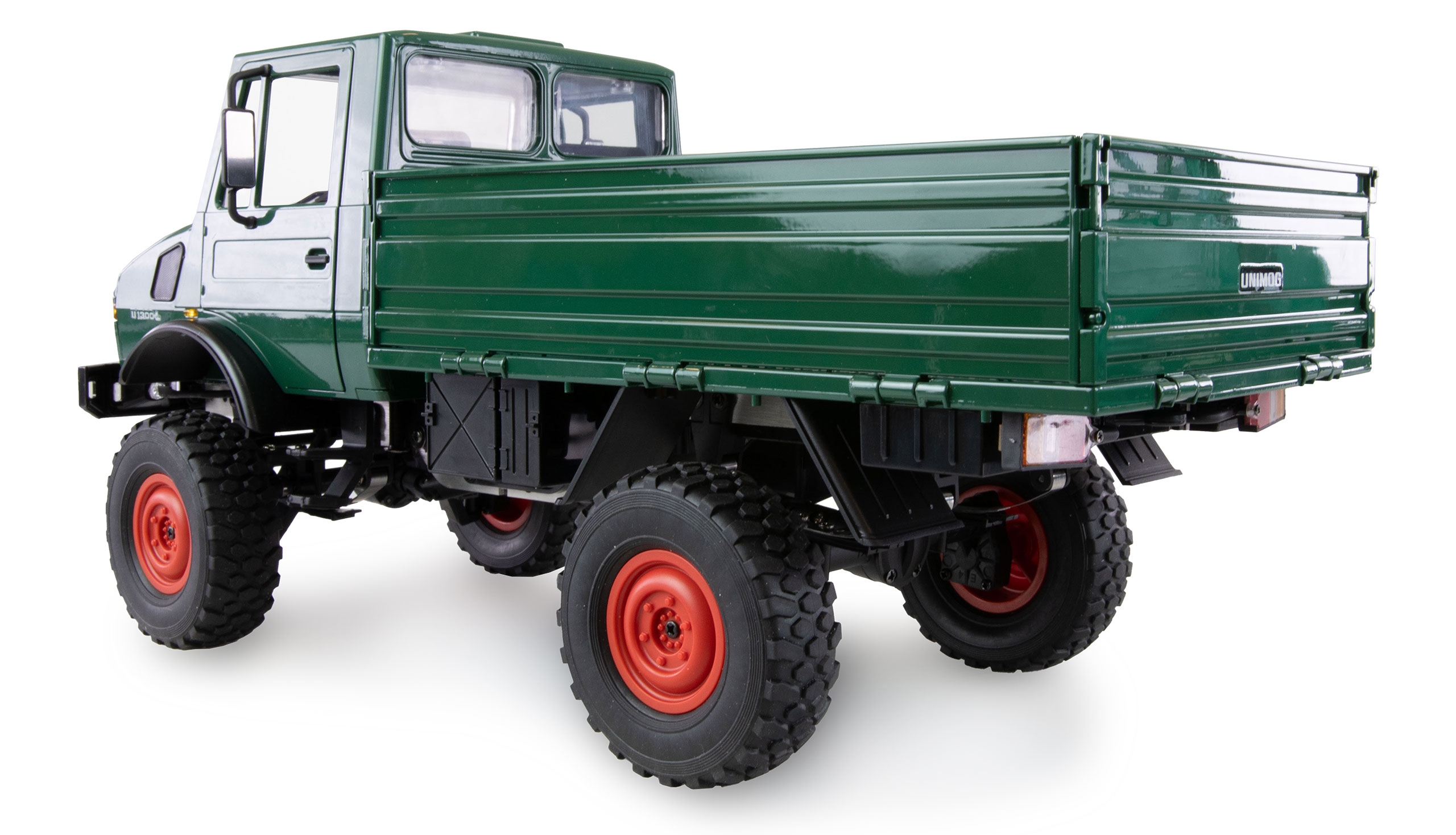 Thumbnail 681 f�r RC lastbil - Mercedes-Benz Unimog Gr&ouml;n - 1:12 - RTR