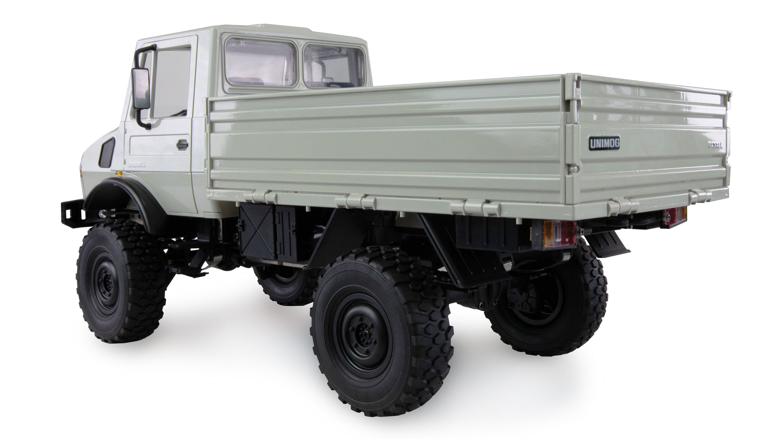 Thumbnail 681 f�r RC lastbil - Mercedes-Benz Unimog Gr&aring; - 1:12 - RTR