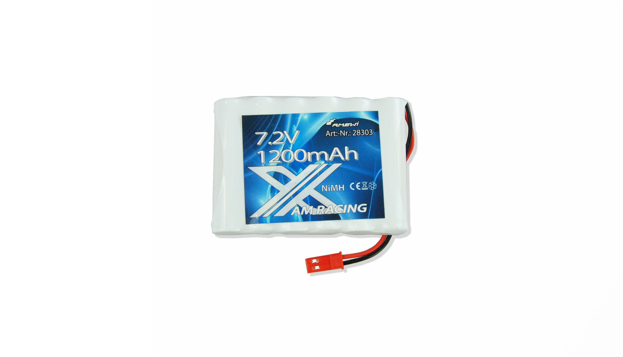 Bild p� Batteri Ni-MH 7,2V 1200mAh BEC
