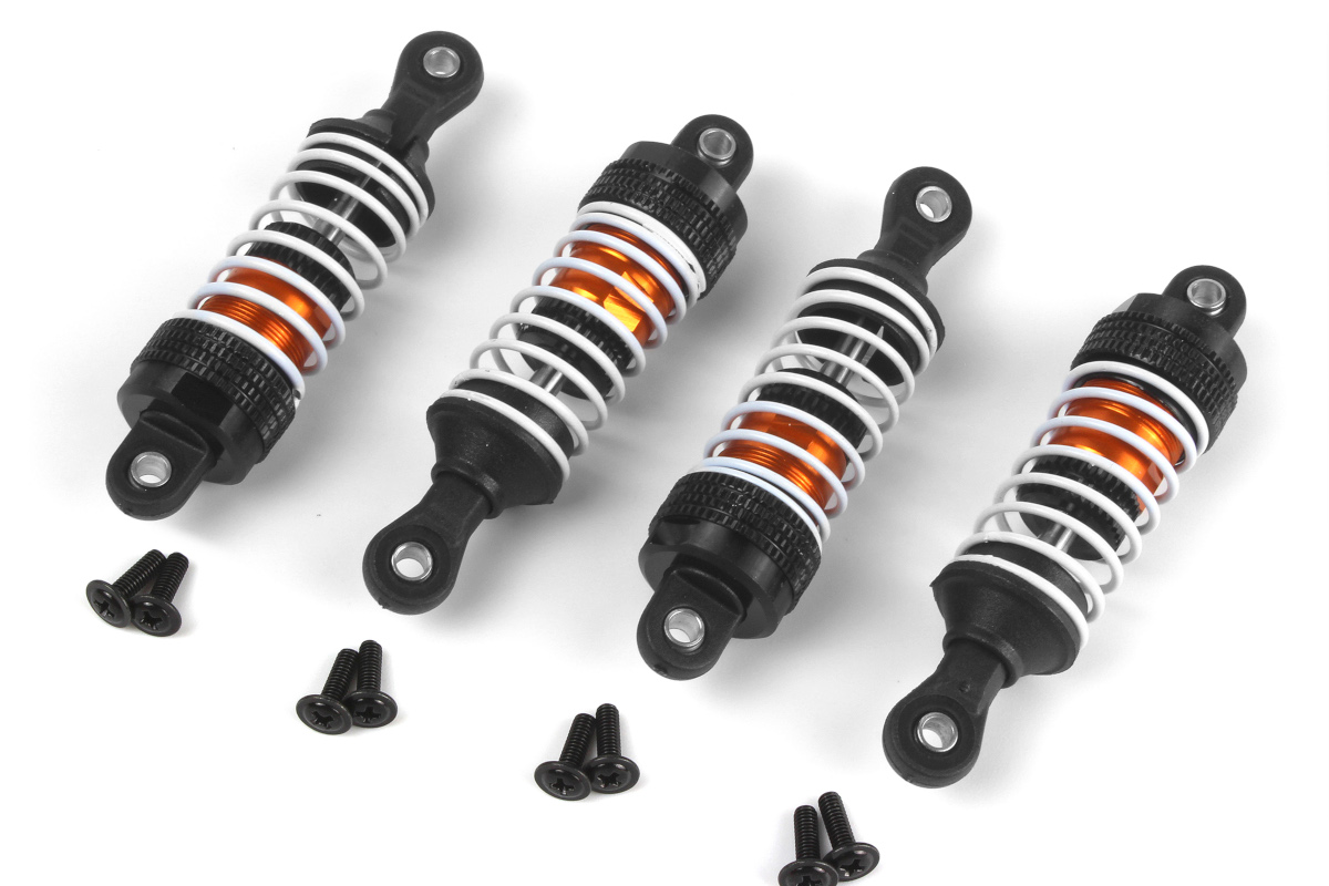 Bild p� Aluminum Oil-Filled Shock Absorber Set Orange/4pc