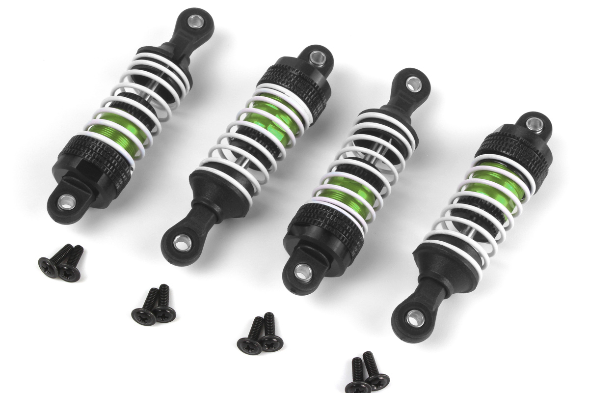Bild p� Aluminum Oil-Filled Shock Absorber Set Green/4pc