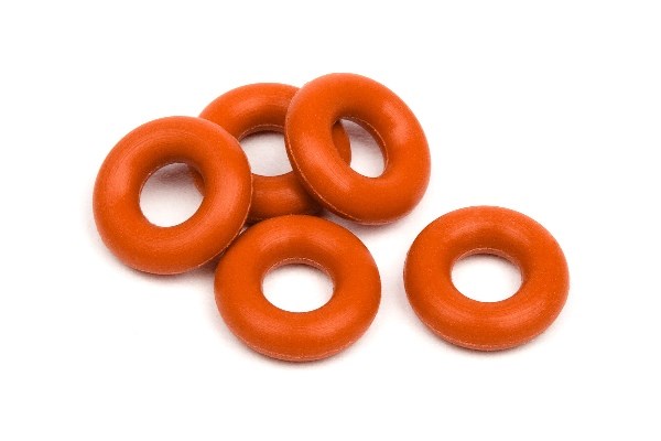 Bild p� Silicon O-Ring P-3 (Red) (5 Pcs)