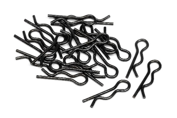 Bild p� Body Clip (6Mm/Black/20Pcs)