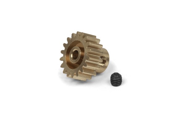 Bild p� 18T Brass Pinion Gear (0.8 M / 32DP 3.175 Shaft)