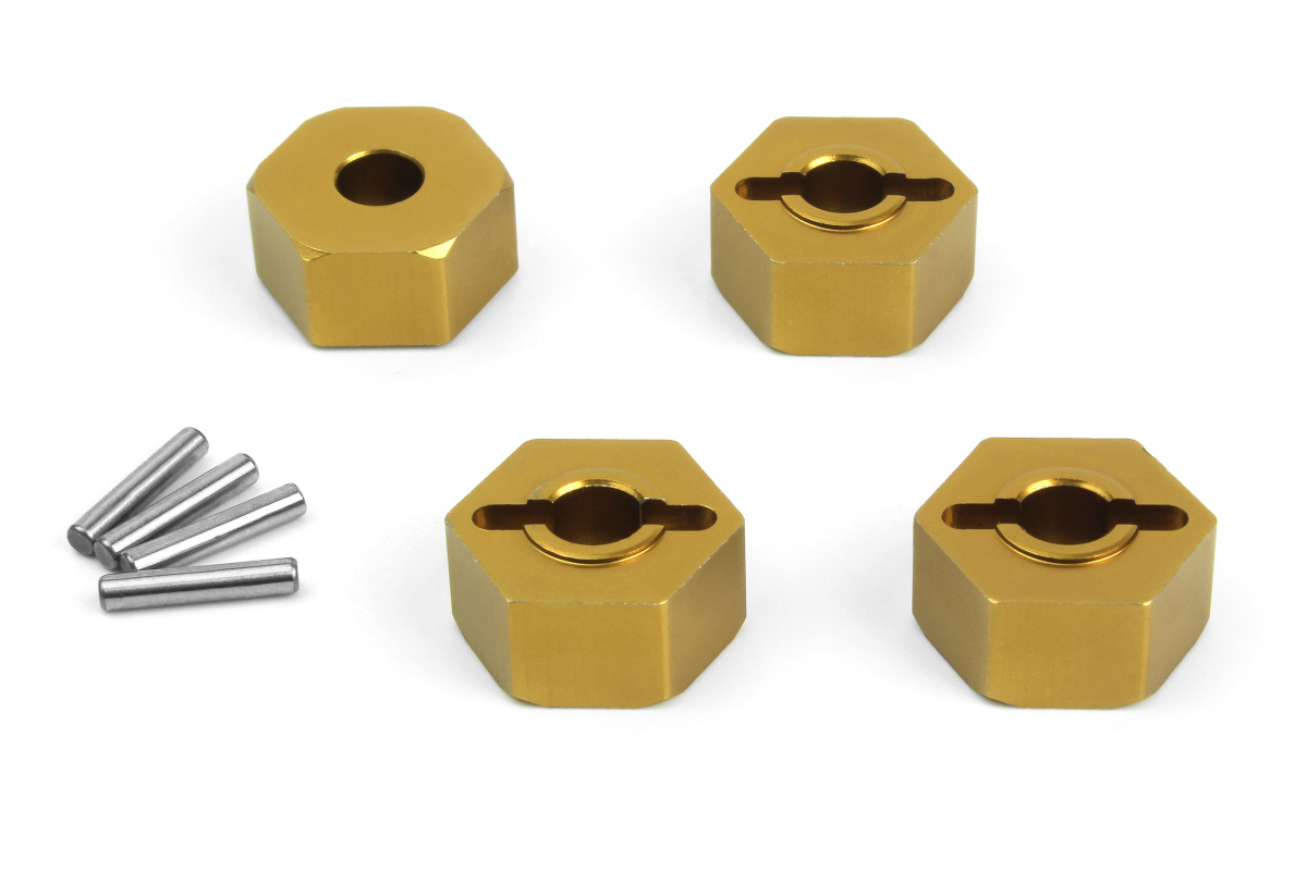 Bild p� Aluminum 14mm Hex Hub Set (Gold/4pcs)