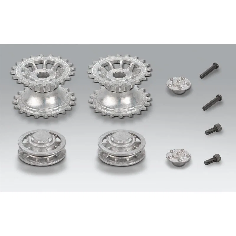 Bild p� Metal drive and idler wheels for Tiger 1 tank Late Version