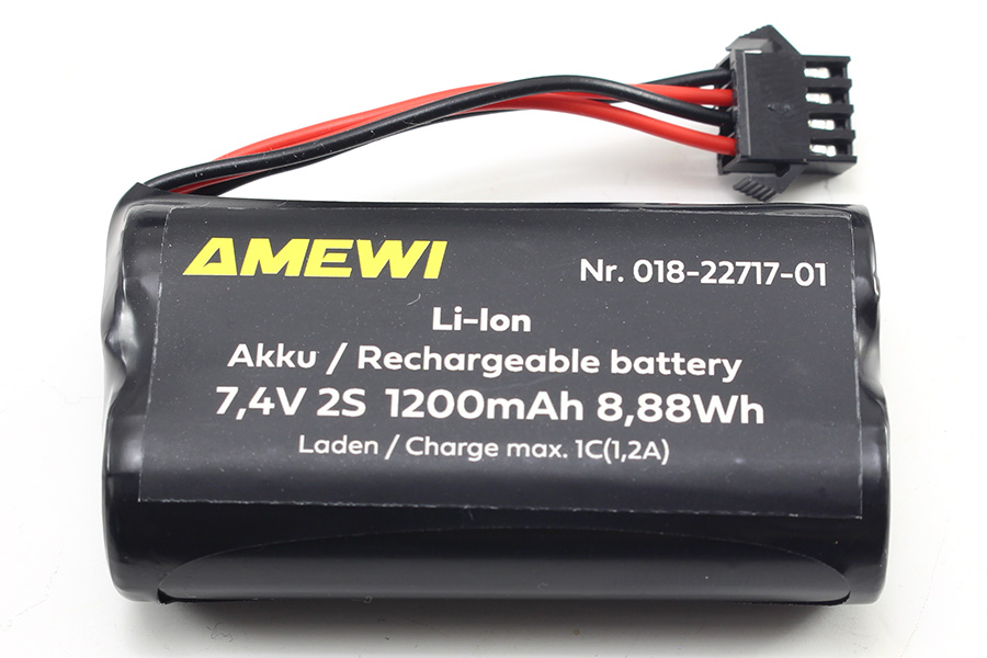 Bild p� Batteri 7,4V 1200mAh HBX 4-pin