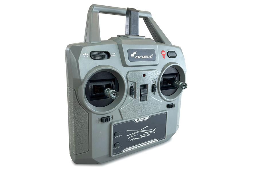 Thumbnail 735 f�r Radiostyrd helikopter - AFX MD500E BL - 2,4Ghz - 6G - 4ch - R&ouml;d/silver - RTF