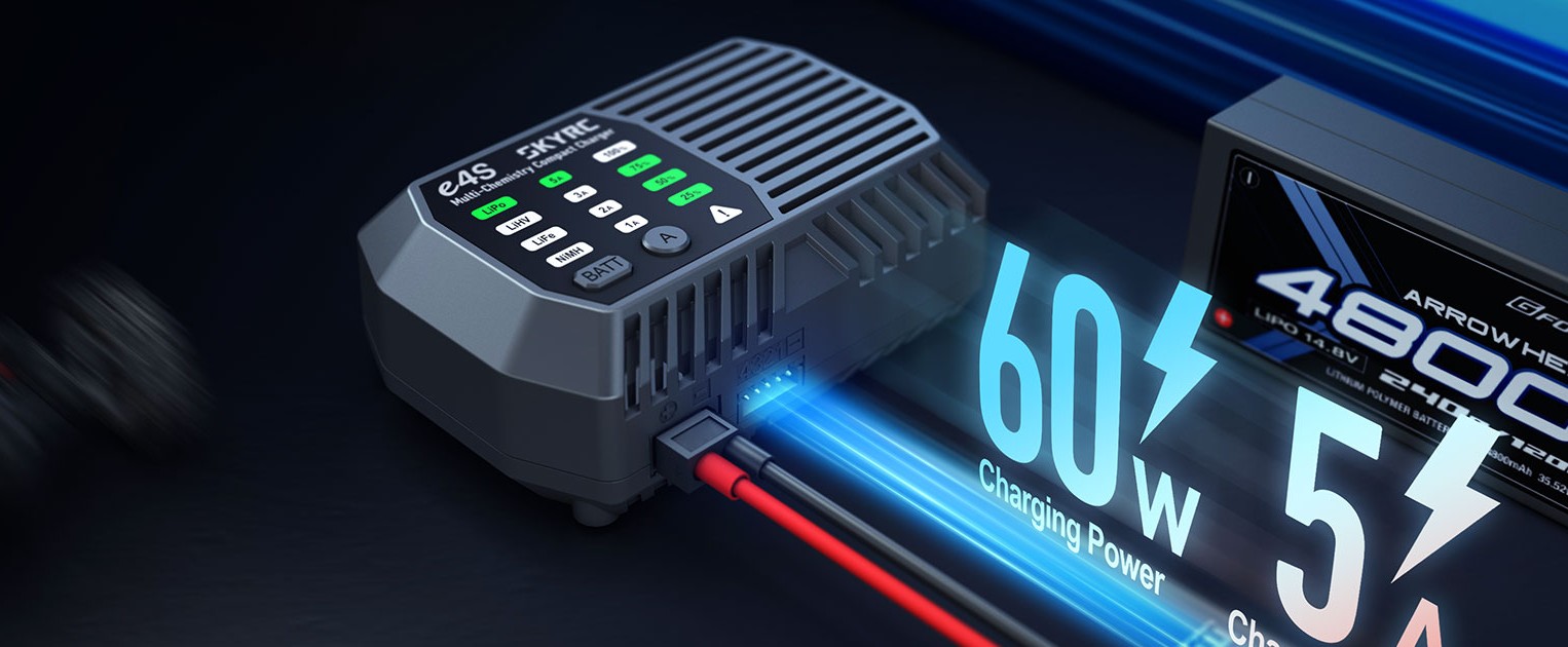 Thumbnail 735 f�r Multiladdare - E4S 60W - SkyRC