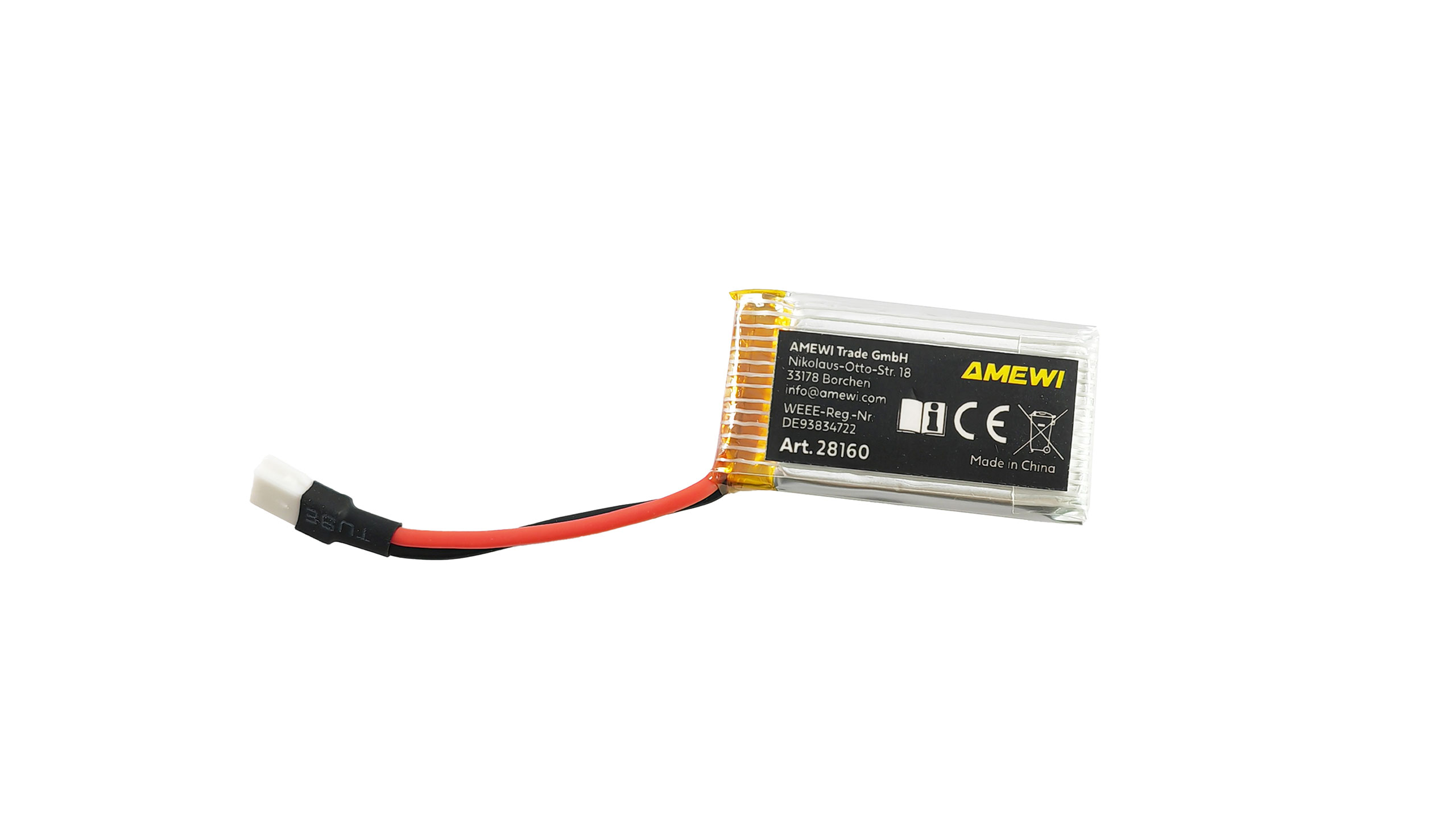 Batteri 3.7V LiPo 300mAh - JST-Molex