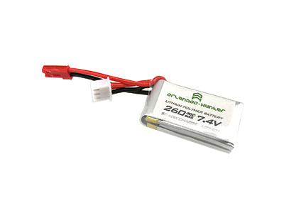 Bild p� Batteri - 7,4V 260mAh LiPo - JST