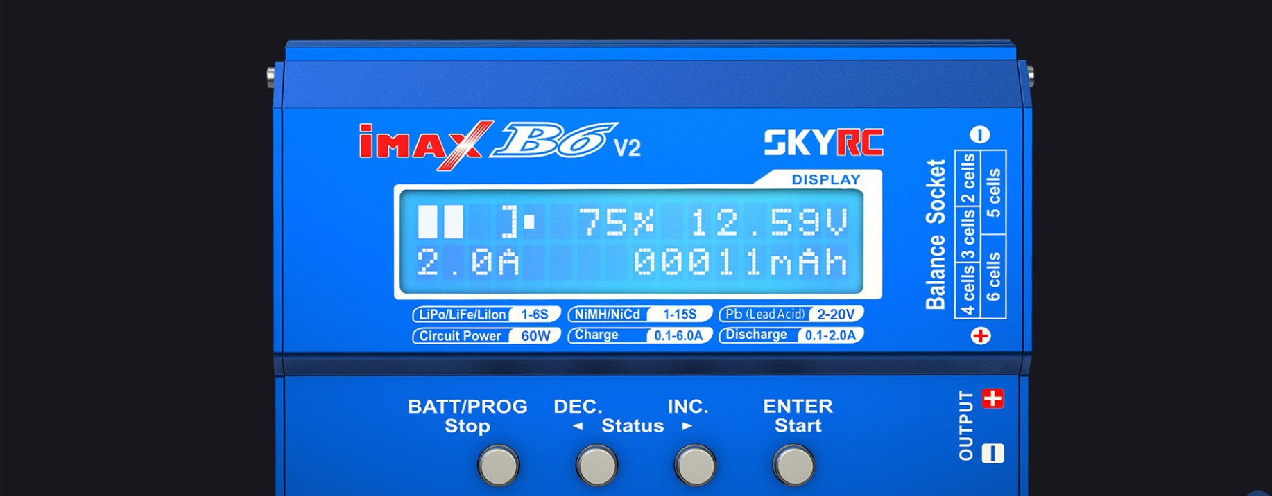 Thumbnail 735 f�r Multiladdare - Imax B6 V2 Power - SkyRC
