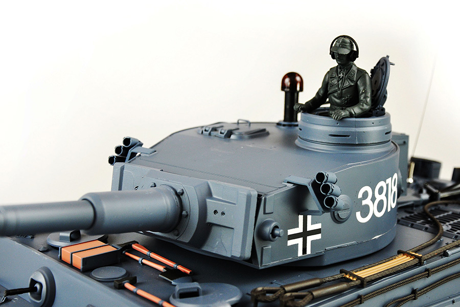 Thumbnail 738 f�r Radiostyrd stridsvagn - 1:16 - Tiger I Met. upg. - 2,4Ghz - BB IR - RTR