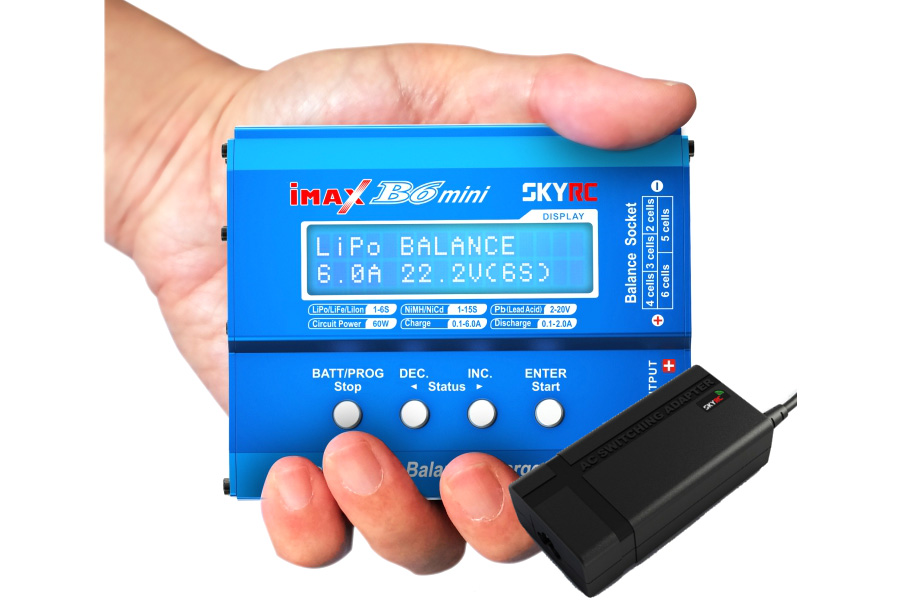 Thumbnail 738 f�r Multiladdare - Imax B6 Mini Power - SkyRC