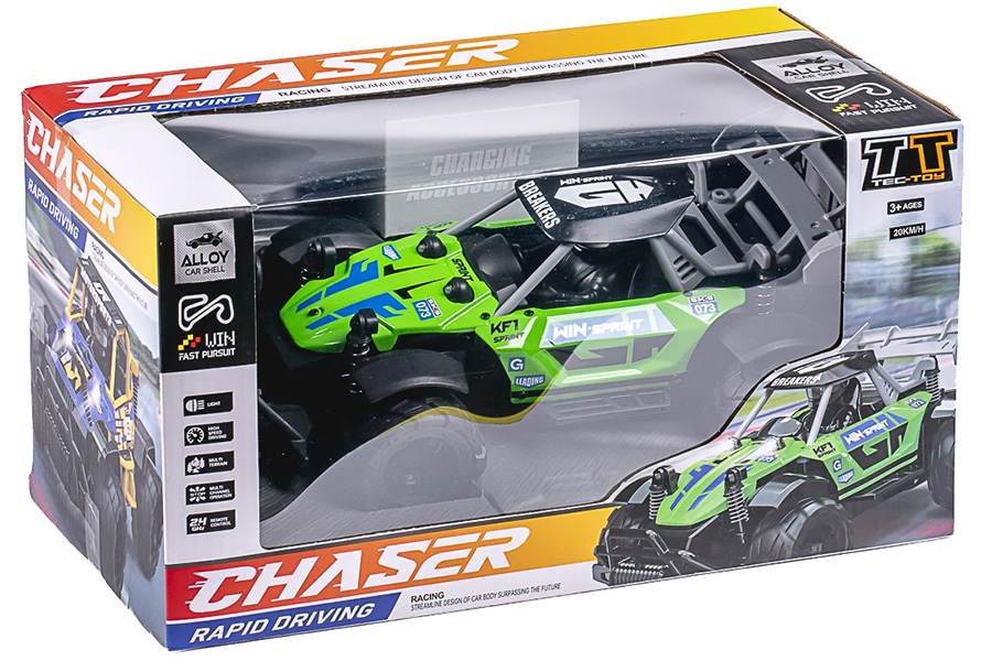 Thumbnail 740 f�r Radiostyrd bil - 1:18 - Chaser Green - RTR