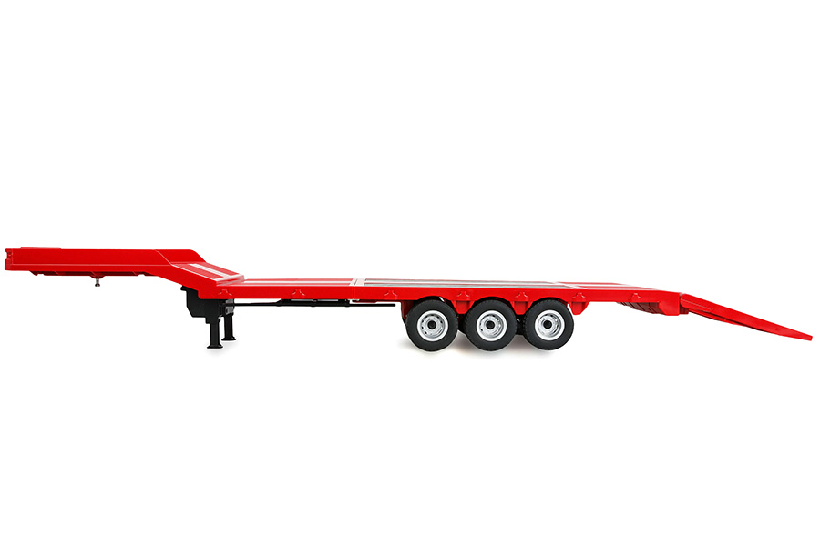 Thumbnail 740 f�r L&aring;glastande semitrailer treaxlad passande Scania 770 R&ouml;d - 1:18 - RTR
