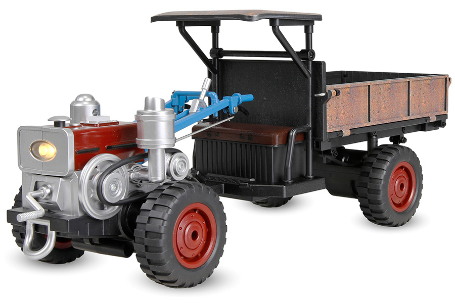 Bild p� Radiostyrd Traktor - Retro Traktor m. R&ouml;k o Ljus - 1:12 - RTR