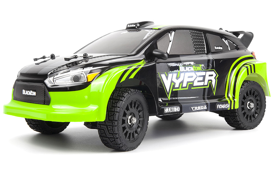 Radiostyrd bil - Vyper RX 4WD Green - 1:16 - RTR