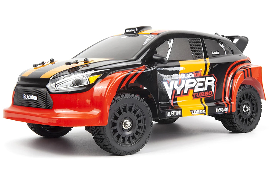 Radiostyrd bil - Vyper RX Turbo 4WD Red - 1:16 - RTR