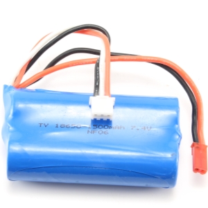 RC Radiostyrt Batteri - 7,4V 1500mAh LiPo - JST - WL