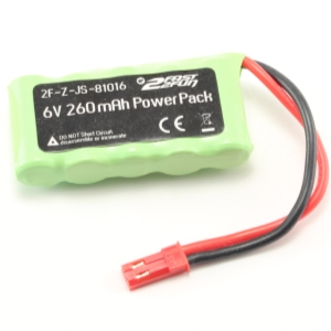 Batteri - 6,0V 260mAh NiMH - 2F2F Power Pack-Vee