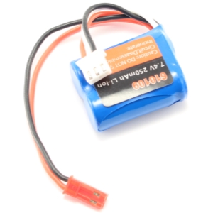 Bild p� Batteripack - 7,4V 250mAh Li-Ion - Mini Glider - 2Fast2Fun