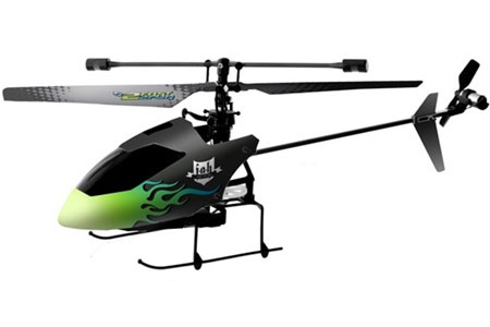 RC Radiostyrt RC helikopter - F.A.H Fast As Hellicopter - 2,4Ghz Gyro - 4ch - RTF