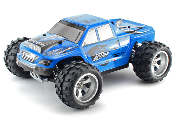 Radiostyrd bil - 1:18 - Monster Action 4wd - 2,4Ghz - RTR