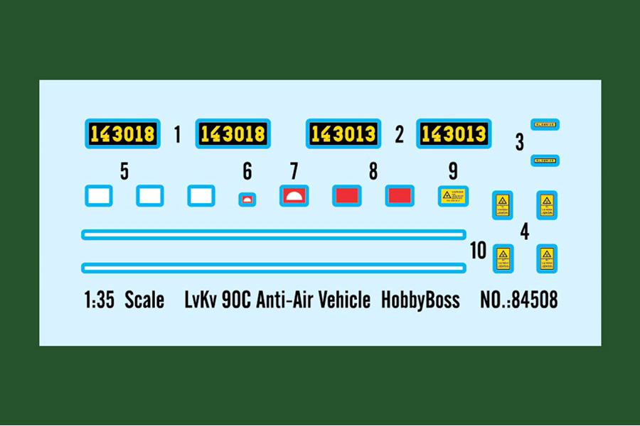 Byggsats stridsfordon - LvKv 90C Anti-Air Vehicle - 1:35 - HobbyBoss