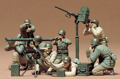 Byggmodell -  US KANON/MORTERGRUPPE  - 1:35  - Tamiya