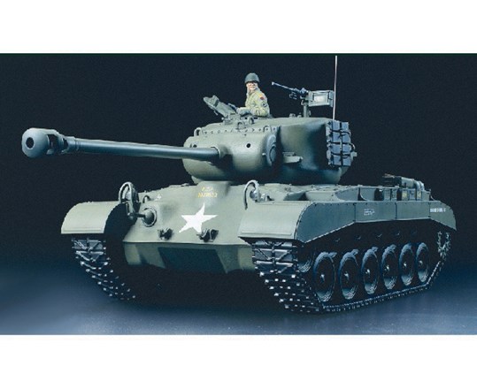 RC Radiostyrt 1/16 R/C US TANK M26 PERSHING w/Option Kit