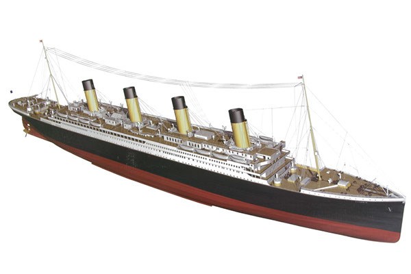 RC Radiostyrt Byggmodell båt - RMS Titanic Complete -1:144 - Billing Boats