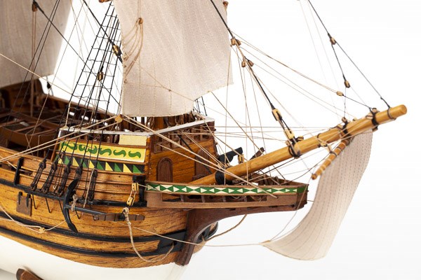 Byggmodell segelbåt - Mayflower i Trä - 1:60 - BB