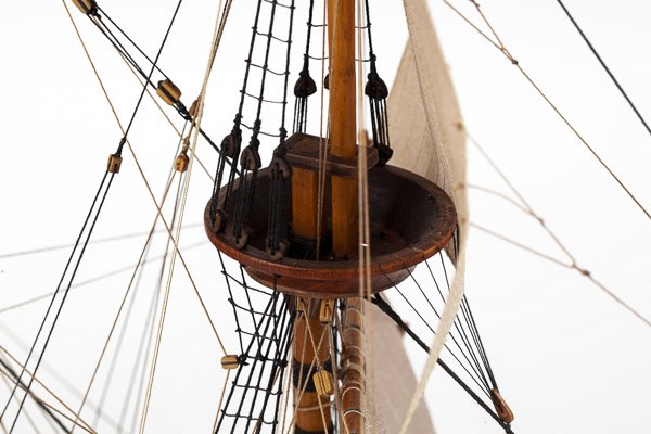 RC Radiostyrt Byggmodell segelbåt - Mayflower i Trä - 1:60 - BB