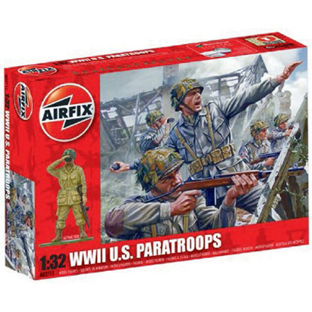 RC Radiostyrt Byggmodell - WWII US paratroops - 1:32