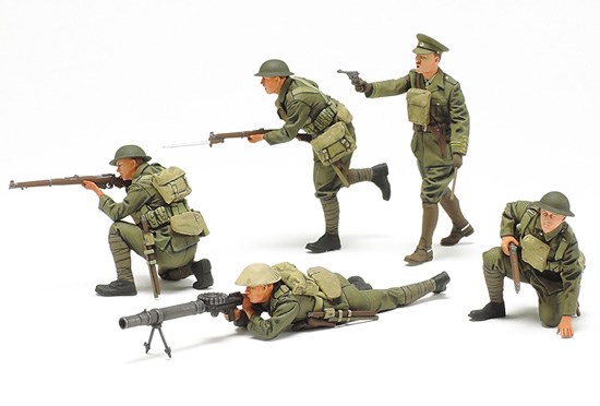 RC Radiostyrt Byggmodell - WWI British Infantry Set - 1:35 - Tamiya