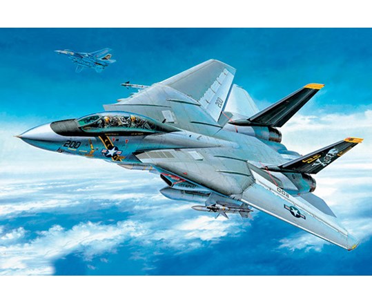 RC Radiostyrt Flygplansmodell - Grumman F-14A Tomcat - 1:48 - Tamiya