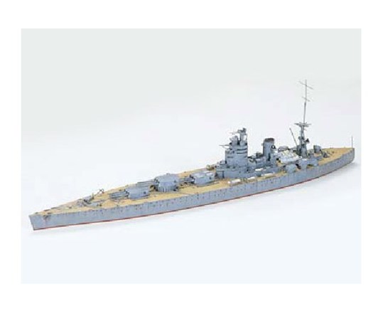 RC Radiostyrt Krigsskepp byggmodell - Rodney Bri. Battleship - 1:700 - Tamiya