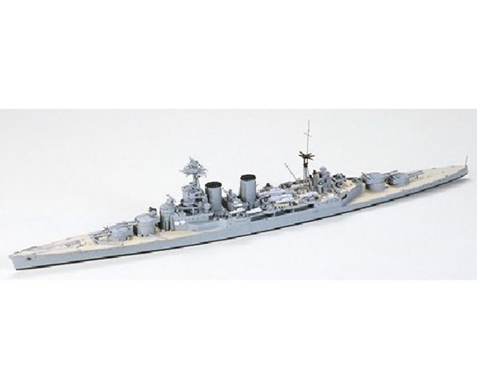RC Radiostyrt Krigsskepp byggmodell - Hood E Class Destroyer - 1:700 - Tamiya