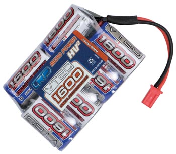 Bild p� Batteripack NiMH - Batteri 7,2V 1600mAh UP Race Pack - VTEC - LRP