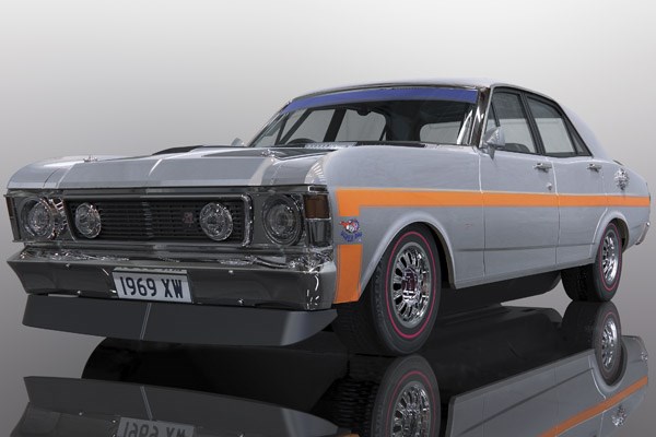 Bild p� Ford XW Falcon Silver Fox