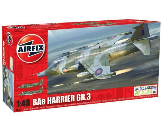 RC Radiostyrt Byggmodell - BAE Harrier GR3 - 1:48
