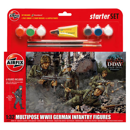 Bild p� Byggmodell - German Infantry Multi-Pose - 1:32