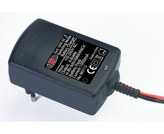 RC Radiostyrt Batteriladdare - 4,8V-9,6V - NiMh, NiCd - 1A - Switching mode