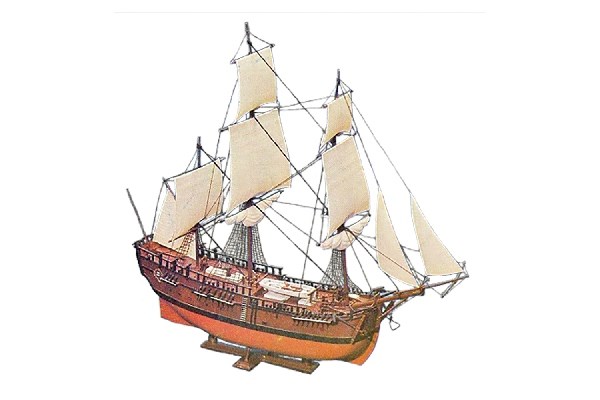 Byggmodell segelbåt - Endeavour Bark and Captain Cook 250th anniversary - 1:120 - AirFix
