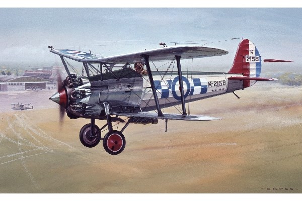 Byggmodell flygplan- Bristol Bulldog - 1:72-  AirFix