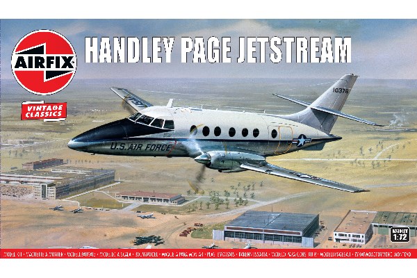 RC Radiostyrt Byggmodell flygplan - Handley Page Jetstream - 1:72 - AirFix