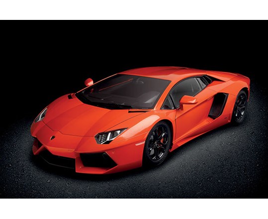 RC Radiostyrt Lamborghini Aventador Metallic Orange 1:8